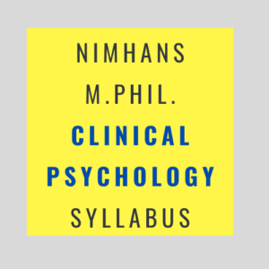 NIMHANS M Phil Course in Clinical Psychology NIMHANS News Online NIMHANS M Phil Course in Clinical Psychology NIMHANS News Online