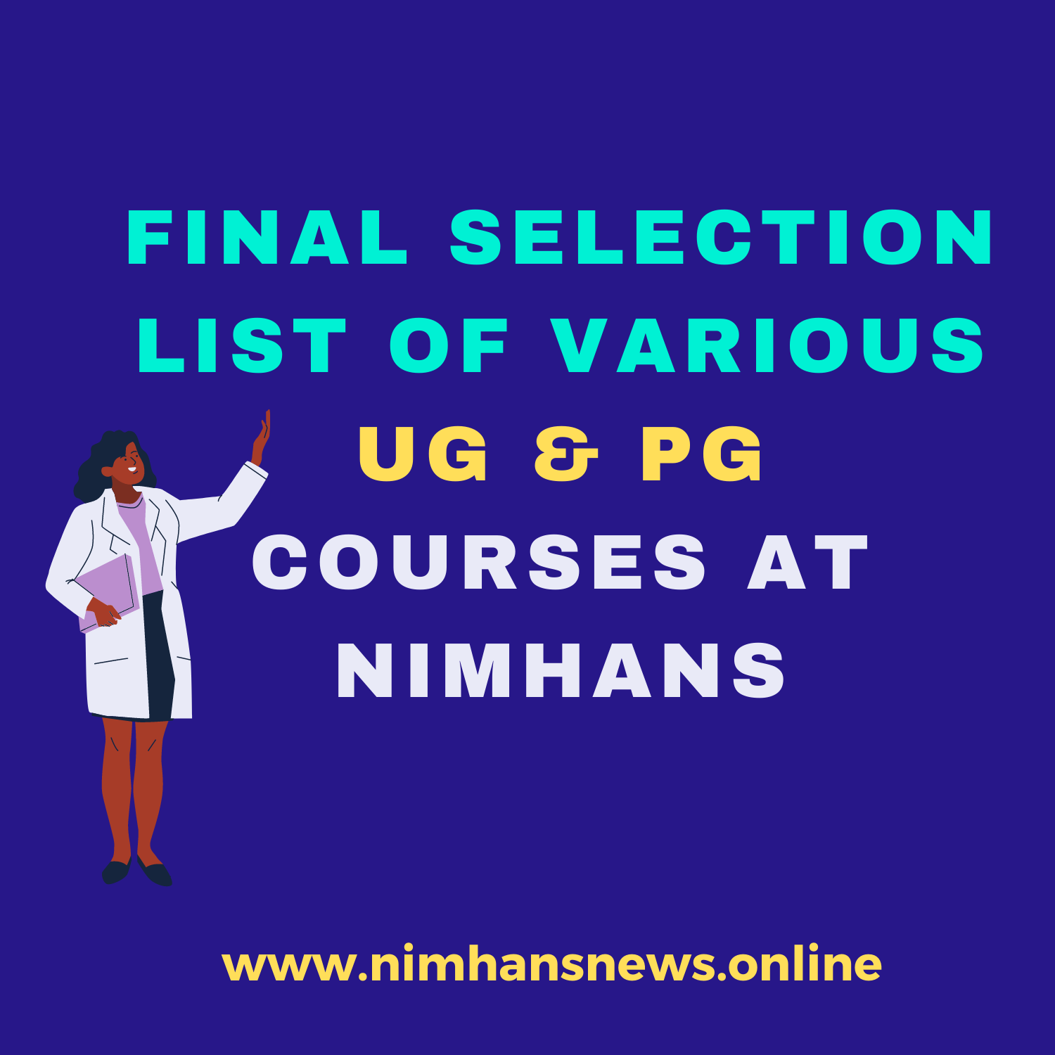 nimhans ug and pg courses